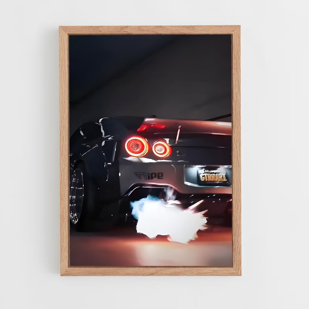 Poster raffiné R Gt-r – affiche Nissan (vue 4)